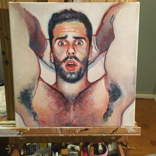 Remember That Painting I Was Working On Several Months Back? Here's The Actual Completed Version Of It.
