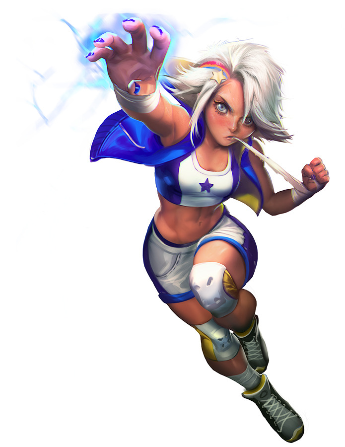 sakimichan:  Original character design for upcoming comic/manga :3 also did a full