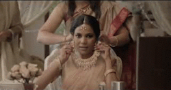 hijabihana:sixpenceee:This jewelry commercial in India may not seem ground-breaking but it is. It’s showing a wedding of a dark-skinned women as opposed to glorifying white beauty (most indian commercials usually only have light-skinned girls).  Also