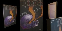 Signed Tool Art On Canvas&Amp;Hellip;..Want