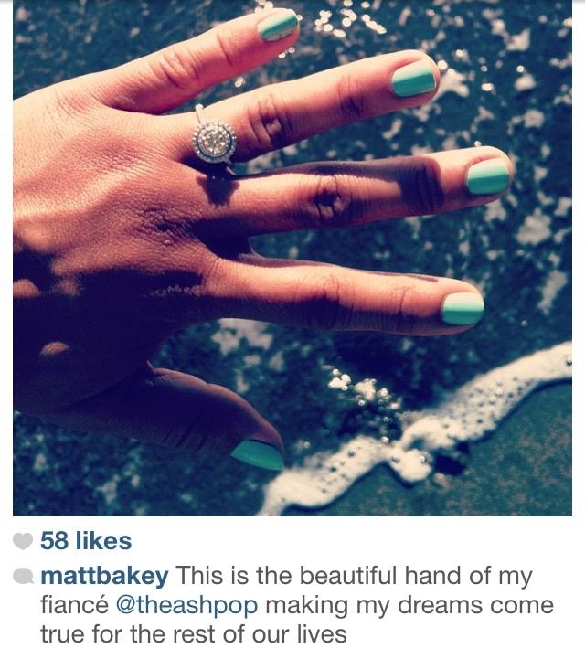 marirosaluvshh:  hheights143:  Ashley got engaggeddddd! Their so cute omg &lt;3