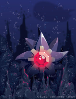 bulbagarden:  Starmie in the deep by Chuz0r