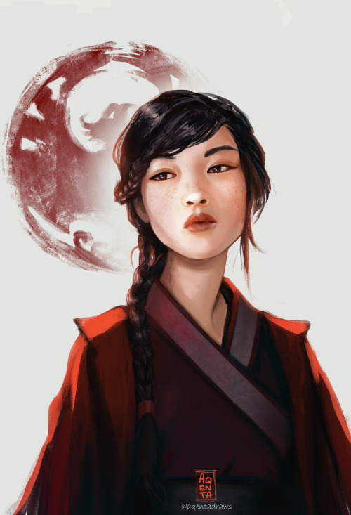 Isawa Shiori, new character for an L5R game. First time trying out the system! :3