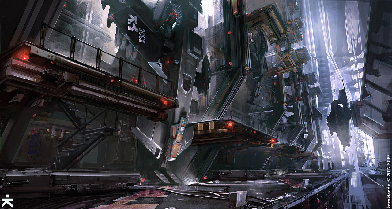 thecyberwolf:  Killzone: Shadow Fall - Concept Art Artist: Mike Hill Blog - Facebook