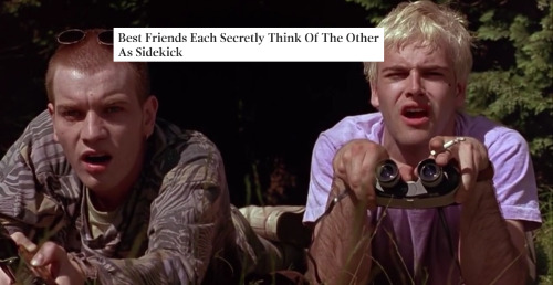 sickboyy:Trainspotting + The Onion Headlines