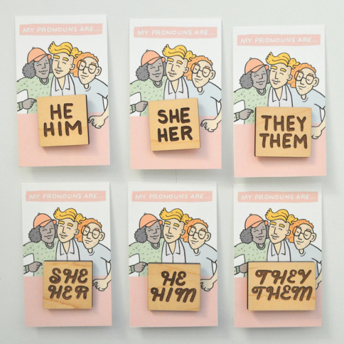 NEW PRONOUN PINS AVAILABLE!Head over to my online store to get one! ADDITIONAL INFOPronouns are