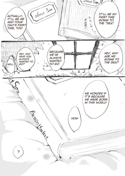 coffeemugkisses:  jean—biscuit:  【エレミカ】12年後の君へ by ｼｭﾀﾀﾀ… All credit goes to the original artist, I just translated it :) I can honest to god say that I cried my eyes out while translating.  I just want them to be