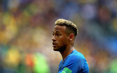 heartsoftruth: Neymar Jr of Brazil looks during the 2018 FIFA World Cup Russia group E match between