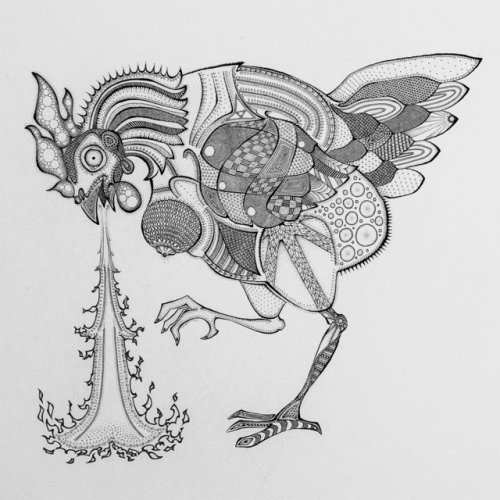 Basan (or Basabasa), The Fire Breathing Chicken. This Fowl-like Bird Stems From Ancient Japanese Mythology