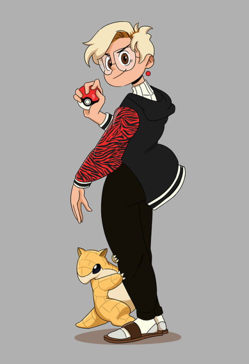 Pokesona for my class banner for my final year of Animation. It’s thesis time, so time to get crack-