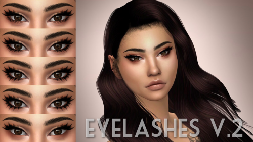 Eyelashes v.25 stylesfound in skin detailsworks with glasses :)you need this mesh for these to work 