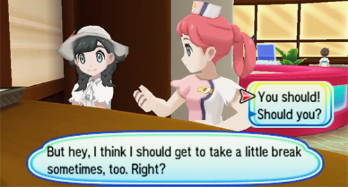 chasekip:it took 20 years but you can finally date Nurse Joy in this one