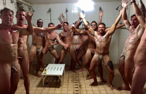 Porn photo spycamfromguys:  So many dicks in the lockerroom!