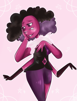 ashkyowo:Rhodonite!! My favorite ‘Off Color Gems’! I love her nervous personality and the fact that she’s a fusion!! I love her!!