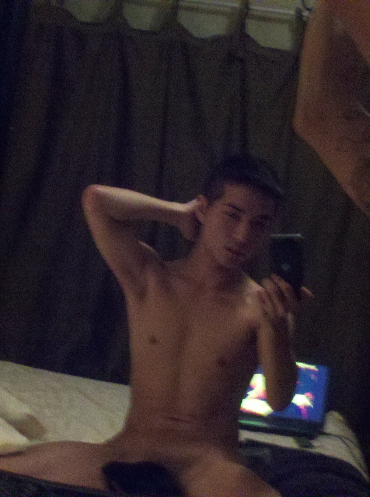 k-aaron:  I feel adventurous, so here’s a blurry picture of me.