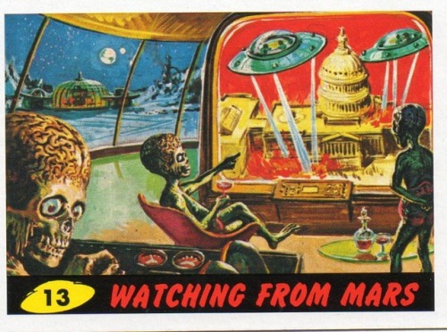 talesfromweirdland: ‪MARS ATTACKS bubblegum cards—“space adventure bubble gum” car
