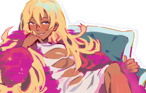 Always A Pleasure To Draw Some Big Awesome Boobs As A Commission For A Friend... Dunno What The Game's
