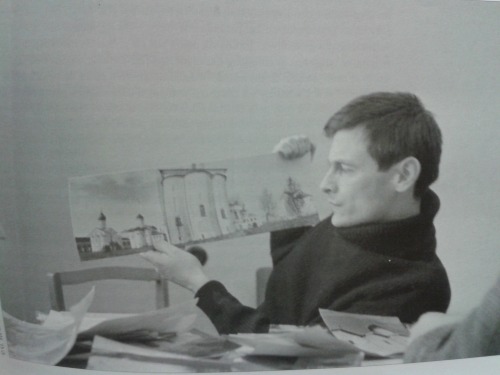 c-inefilia:  Tarkovsky working on Ivan’s Childhood (G. Ter-Ovanesov) 