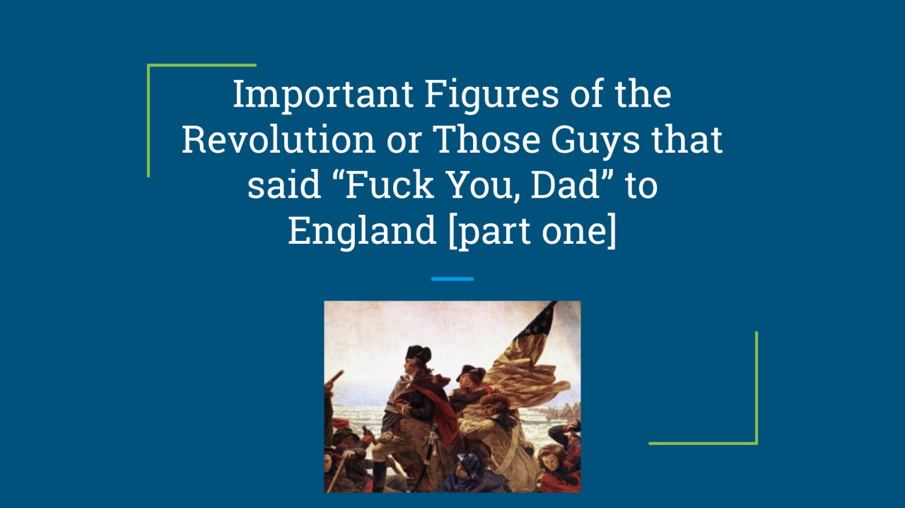 e-pluribusunum: Since my Historical Shitpost powerpoints always seem to make people