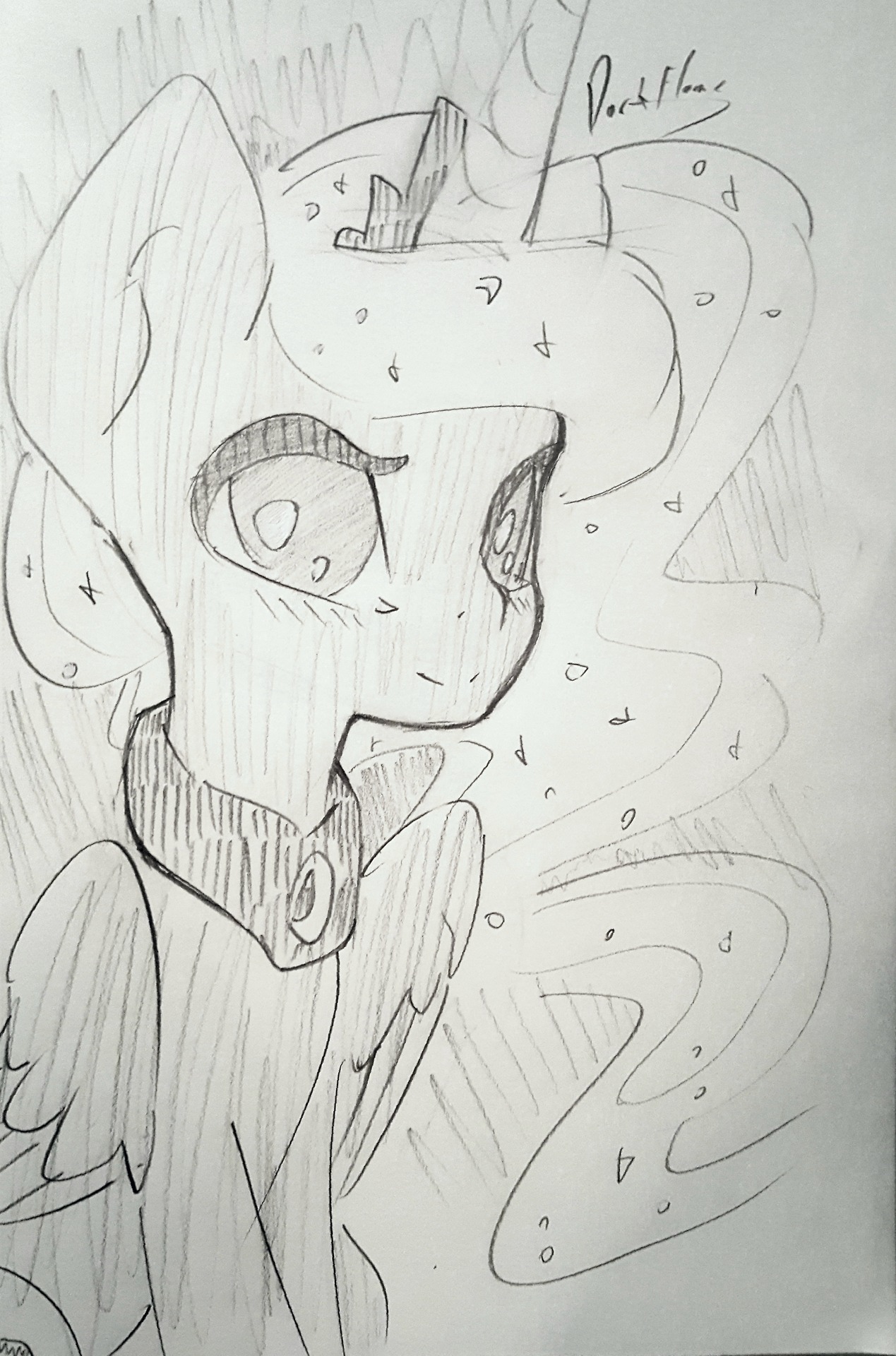 lunadoodle:Another doodle of a Luna whoa! =3
