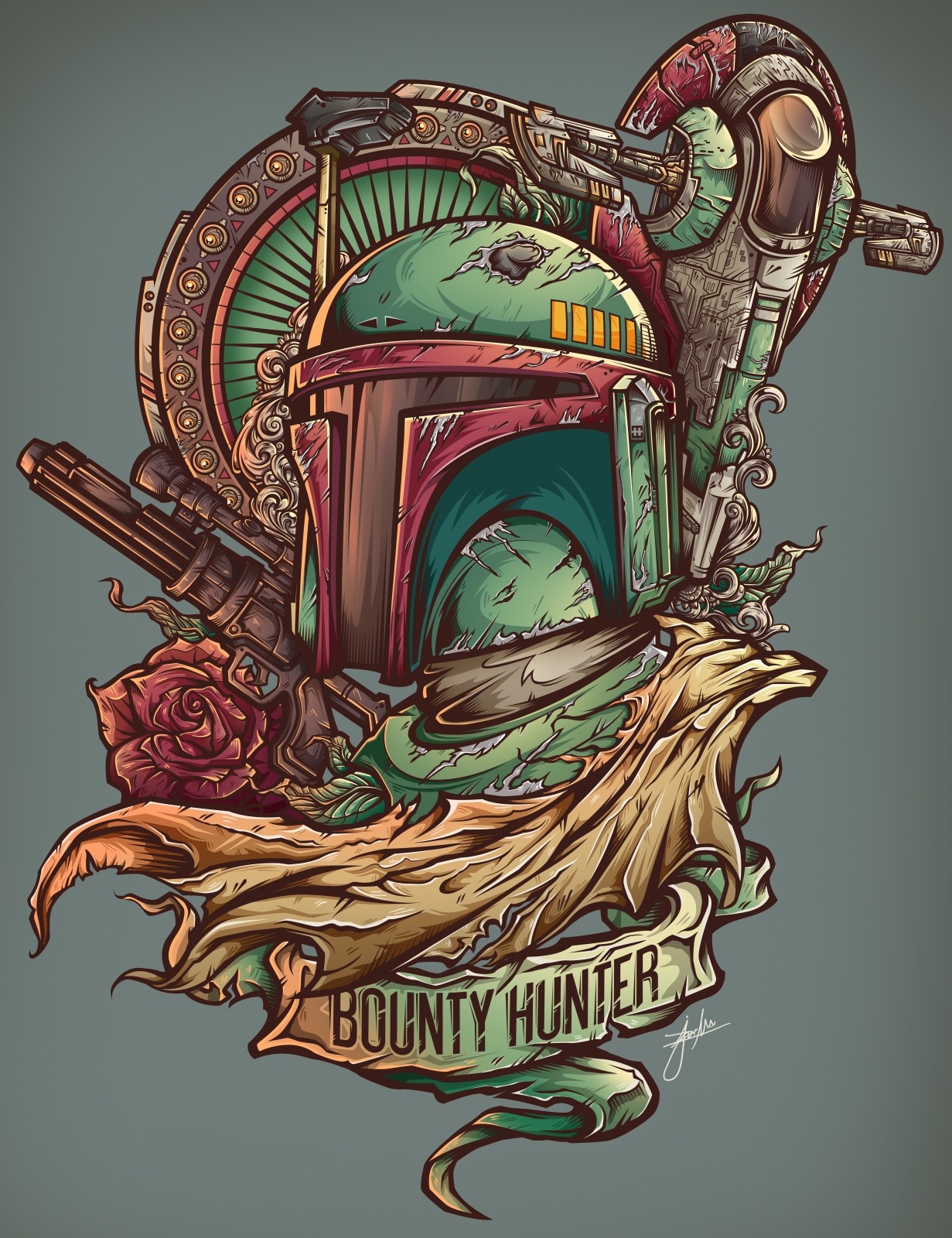 tiefighters:  Bounty HunterCreated by Juan Manuel Orozco || FB