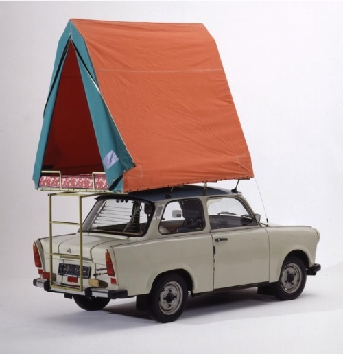 Gerhard Müller, Trabant &amp; Roof Tent, 1986. German Democratic Republic. Collection of the German 