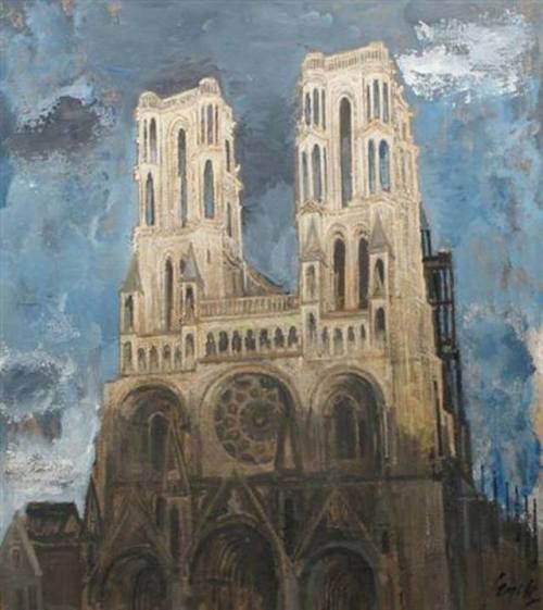 Notre Dame , Paris   -   Charles Hubert ‘Charles’ EyckDutch, 1897-1987Oil on canvas, 88 x 79 cm (34,