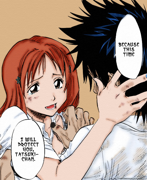 scribblles:   fangirl challenge{2/10 friendships} Orihime & Tatsuki  