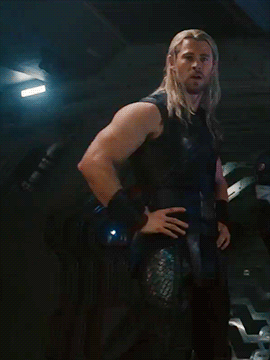 Thor In His Leather Sub-armor // Avengers: Age Of Ultron (2015)