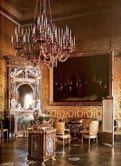 aw-laurendet:  Autochromes taken of the interiors of the Catherine Palace at Tsarskoe