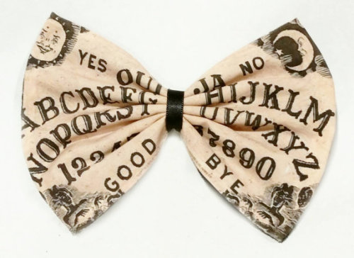 the under 15 list - ouija board hair bow by malabows