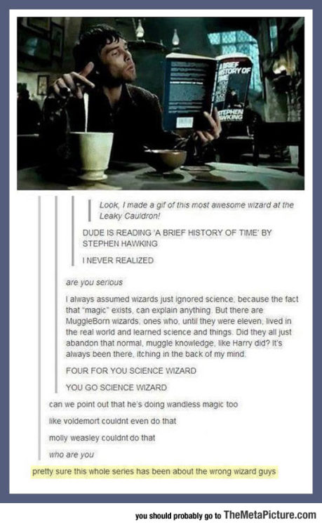 srsfunny:You Go Science Wizard