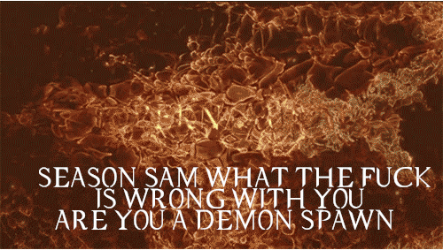 bandsandfangs:  princessakane:  SUPERNATURAL SEASON RENAME inspired by this x  OMFG