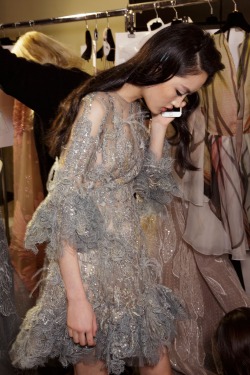 empress-empire:Jing Wen || Elie Saab S/S15 Couture