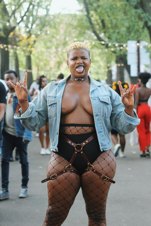 georginaephotography:  AFROPUNK Festival Educator, Activist, & Breast Cancer Survivor, Ericka Hart  Brooklyn, NY August 2017 Photo credit: Georgina Edionseri 