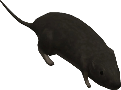 lowpolyanimals:Rat from Halo 3Rat