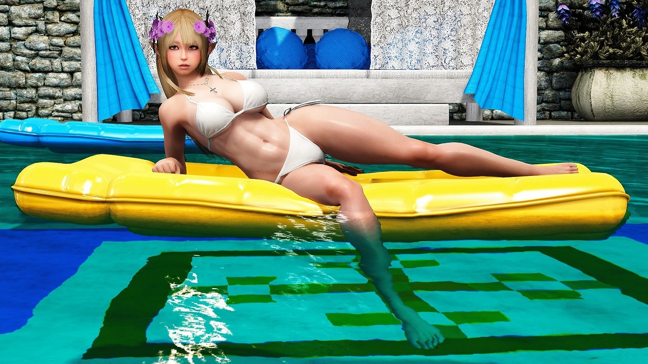 現在作成中のポーズmodとロケーションmodを使用して夏っぽく。もう夏終わってるけど！Flickr