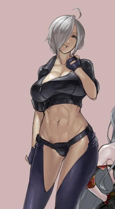 rule34andstuff:  Fictional Characters that I would “wreck”(provided they were non-fictional): Angel (King of Fighters). Set III.