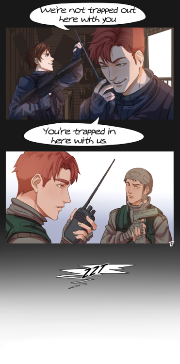 made a lil original comicomg original content! what has the world come to! Apocalypse is dawnin