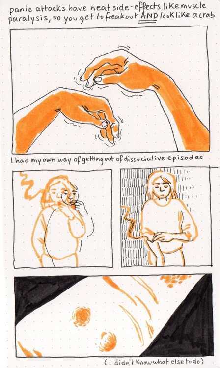 margautshorjian:a little comic about trauma with the meta ending nobody asked for