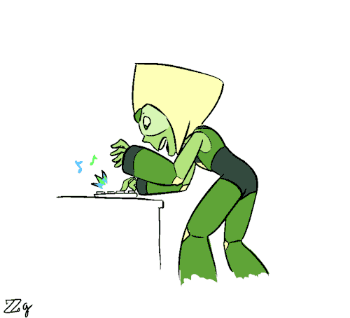 zottgrammes:  peridot jams!inspired by shawnwasabi‘s marble soda video!! i bet peridot would love this sort of thing!  omg lol XD