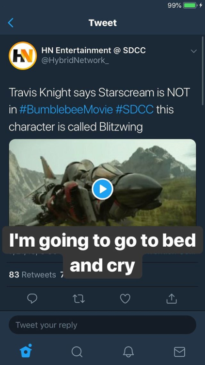 darksidekelz:  blueskyscribe:Welp, back to not watching this when it comes out.   ¯\_(ツ)_/¯  But what if he teams up with a football coach to fight Bumblebee?