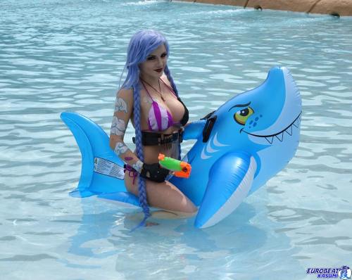 Porn Pics league-of-legends-sexy-girls:  Jinx Cosplay