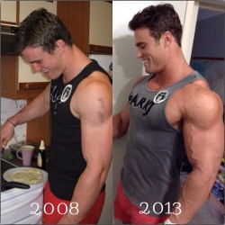 drwannabe:  Calum Von Moger’s transformation