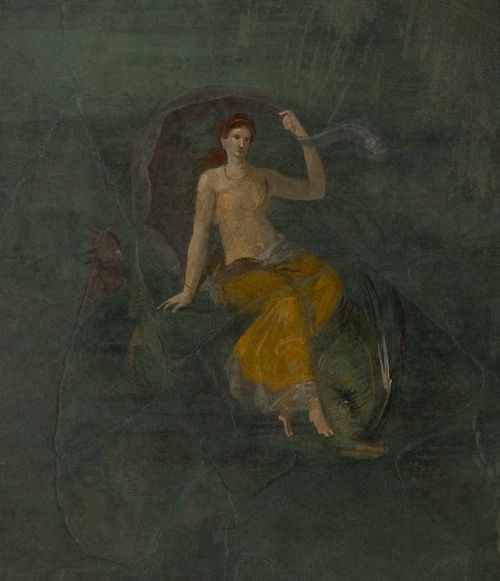 hildegardavon:classical-beauty-of-the-pastGalateaPolyphemus and Galatea in a landscape, wall paintin