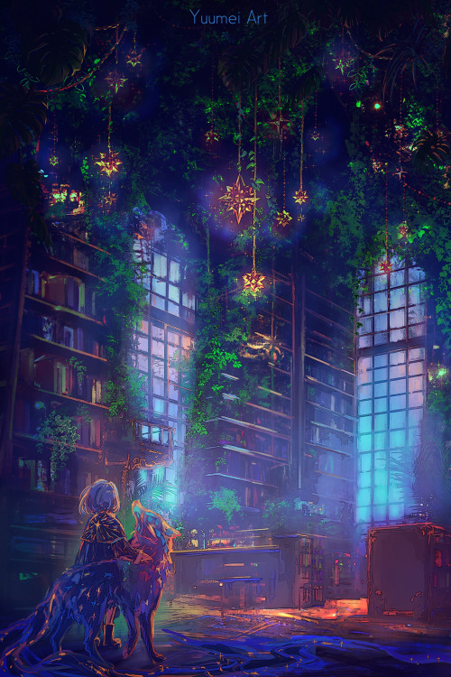 yuumei-art: Why can’t my local library be literally magic ;_;