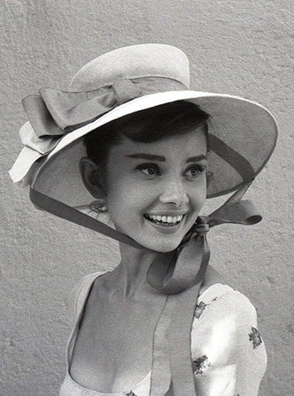 Audrey during the production of War And Peace, 1956🤍