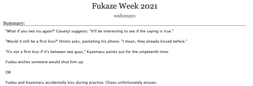 surelynotshirley: Title: Untitled 2 (First Kiss)Rating: GFandom: Inazuma ElevenPairing: Fudou Akio/K