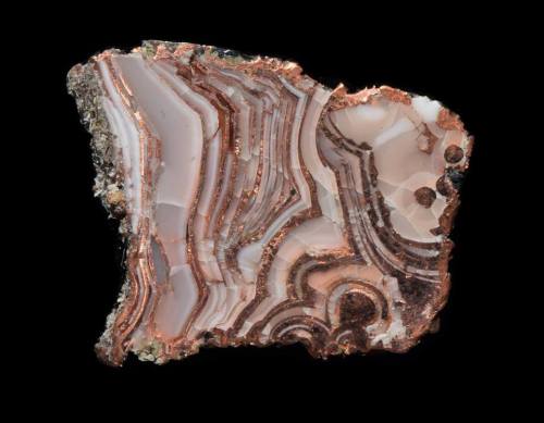 earthstory: Copper replacement The beautiful translucent grey fortification agates (so called becaus