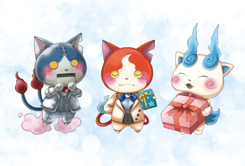 White Day’s Yo-kai watch art(This designs from Yo-kai watch world) &amp; Chansin/Ben Tover art